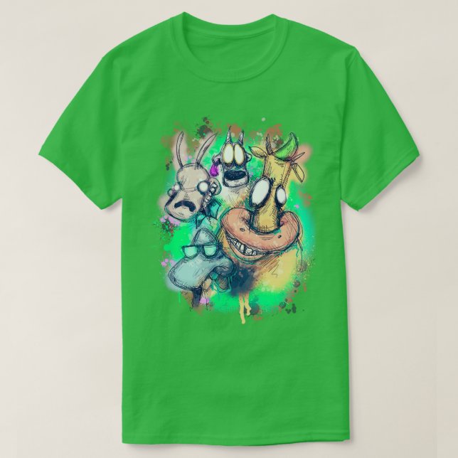 Postmoderne Leben T-Shirt (Design vorne)