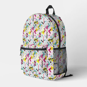Postmoderne Memphis-Stilmuster Bedruckter Rucksack