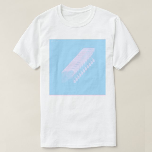 Postmoderne Vapourwave-Shirt eines Bildes T-Shirt (Design vorne)