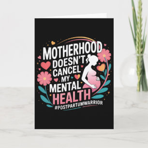 Postpartale Depression Mutter Mama Mütterliche Psy Karte