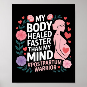 Postpartale Depression Mutter Mama Mütterliche Psy Poster
