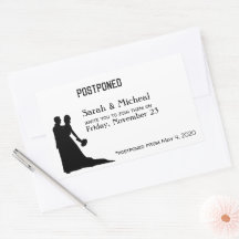 POSTPONED Wedding Silhouette Couple