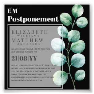 Postponement Eucalyptus Greenery Change of Plans Fotodruck