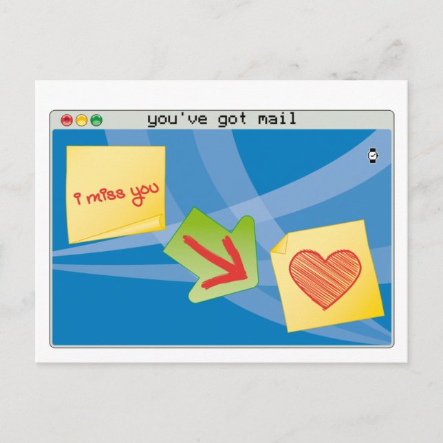 Postsendung Postkarte (Vorderseite)