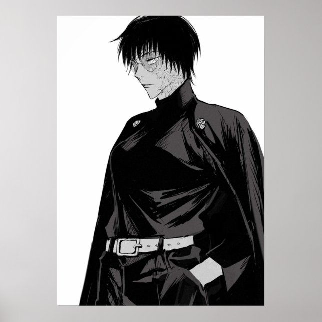 PostShibuya Maki Zenin Jujutsu Kaisen Art Poster (Vorne)