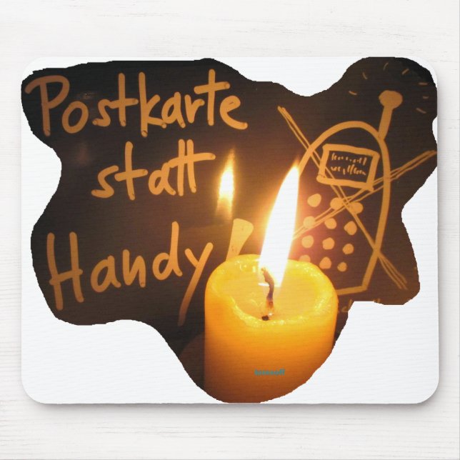 Poststatt Handy! -Mousepad Mousepad (Vorne)