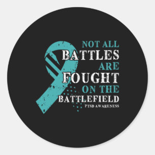 Posttraumatische Stresserkrankungen Bewusstsein Ve Runder Aufkleber