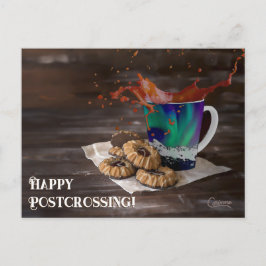 Postübergabe-Kaffee - Postkarte