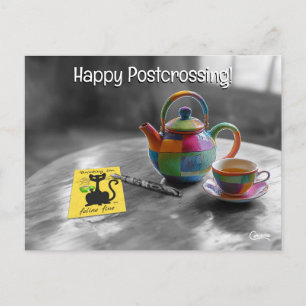 Postübergang Tee - Postkarte