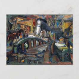 Postüberquerung - Der Hafen von Josef Presser Postkarte