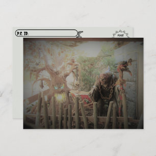 Postüberquerung - Spooky Hexenkarte Postkarte