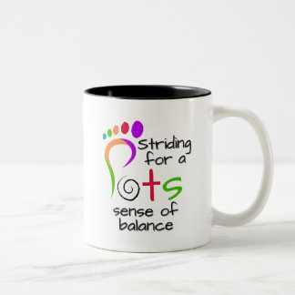 Postural Tachykardie Syndrom (POTS) Zweifarbige Tasse