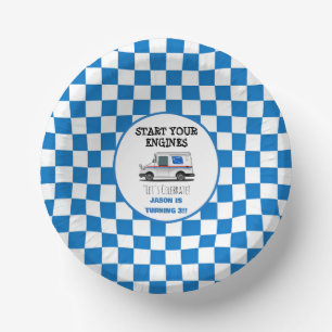Postwagen-Sonderlieferung Jungen Geburtstag Pappteller