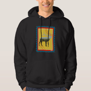 Postwertzeichen Wildelk Tier Natur Elch Hoodie