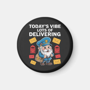 Postzustellende Gnome Mail Magnet