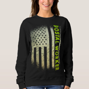 Postzusteller Zustelldienst Postamt Briefträger Sweatshirt