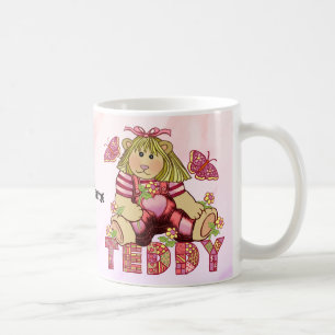 Posy Pink Teddy Bear Kaffeetasse