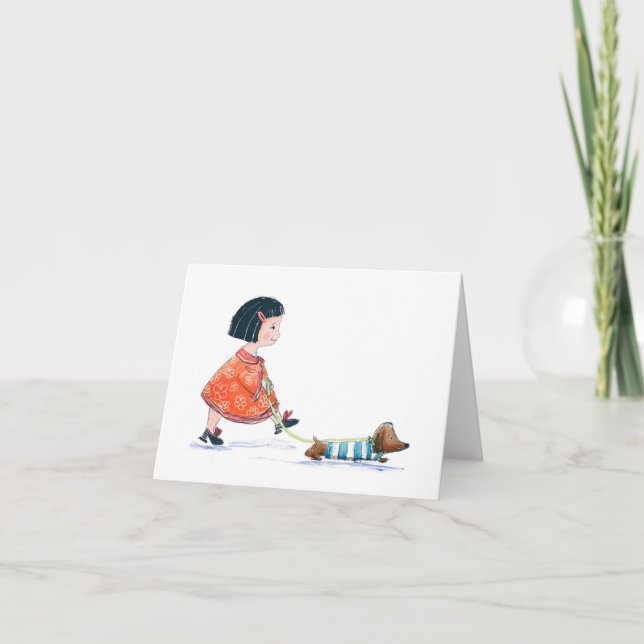 Posy und Marmalade Dankeskarte (Vorderseite)