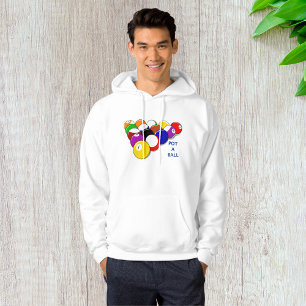 Pot A Ball Billard Herren Hoodie