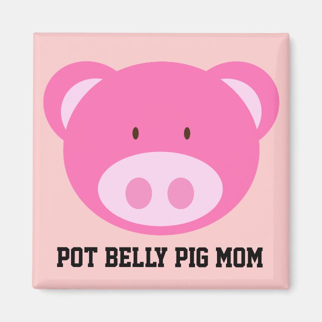 Pot Bly Pig Mama Magnet (Vorne)