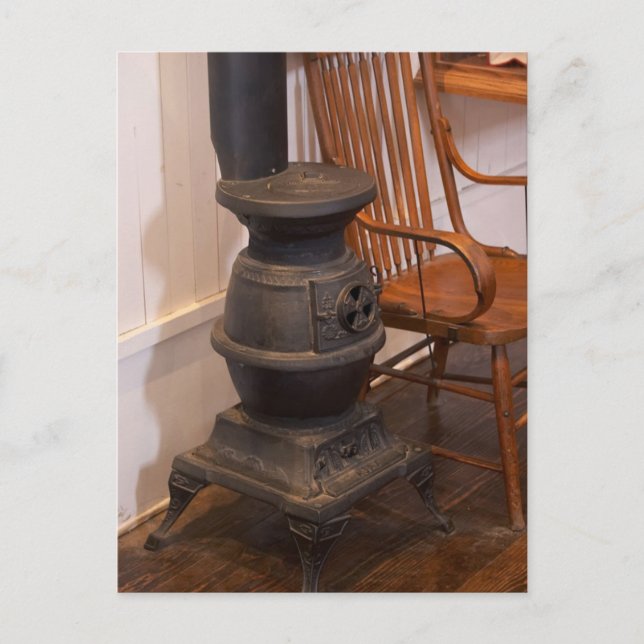 Pot Bly Stove Postkarte (Vorderseite)