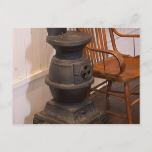 Pot Bly Stove Postkarte