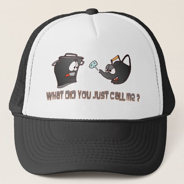 Pot, der den Kettle Black Hat nennt Truckerkappe (Vorderseite)