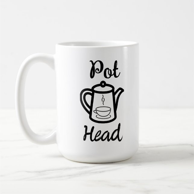Pot Head - Coffee Funny Coffee Combo Tasse (Links)