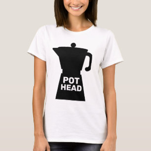 POT HEAD FUNNY COFFEE T-Shirt