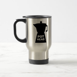 POT HEAD FUNNY KAFFEE REISE MUG REISEBECHER