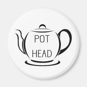 Pot Head Funny Puff Zitat Magnet