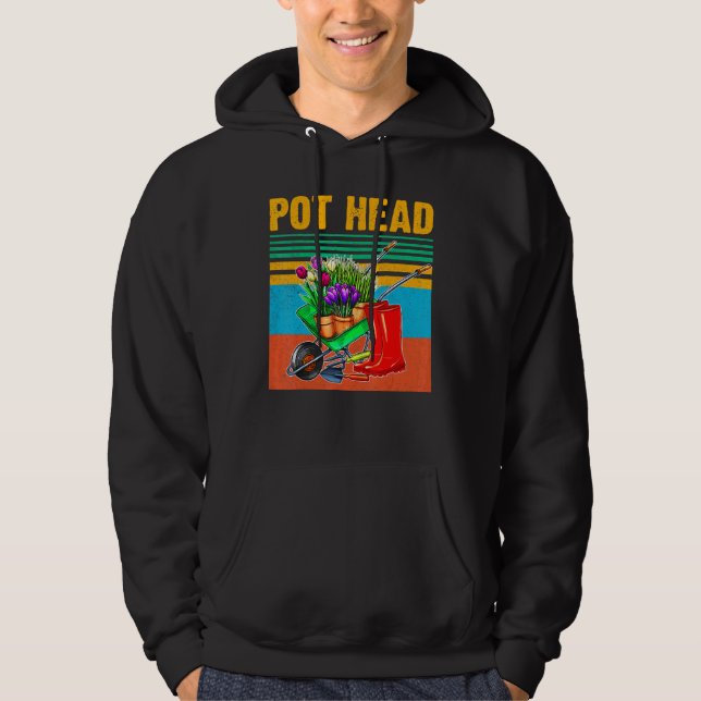 Pot Head Garden Planters Hoodie (Vorderseite)