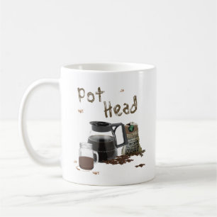 Pot Head-Kaffee Kaffeetasse