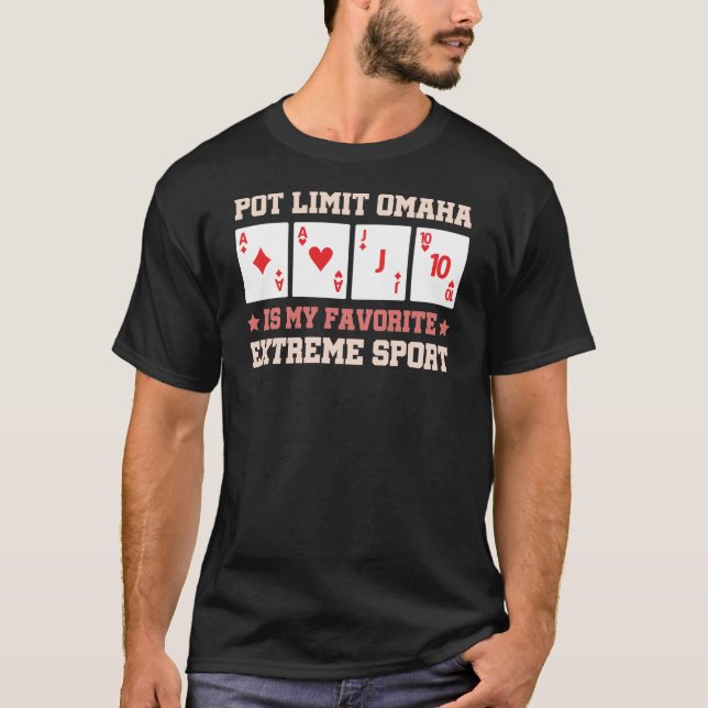 Pot Limit Omaha ist mein Lieblingssportler T-Shirt (Vorderseite)
