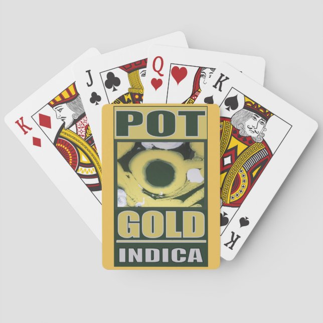 POT O GOLD INDICA SPIELKARTEN (Rückseite)