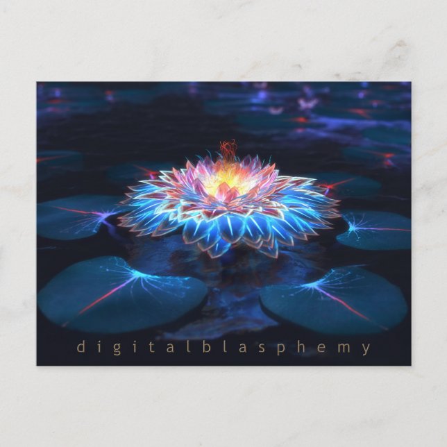 Pot of Gold (Nacht) Postkarte (Vorderseite)