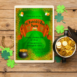 Pot of Gold St. Patrick's Day Einladung