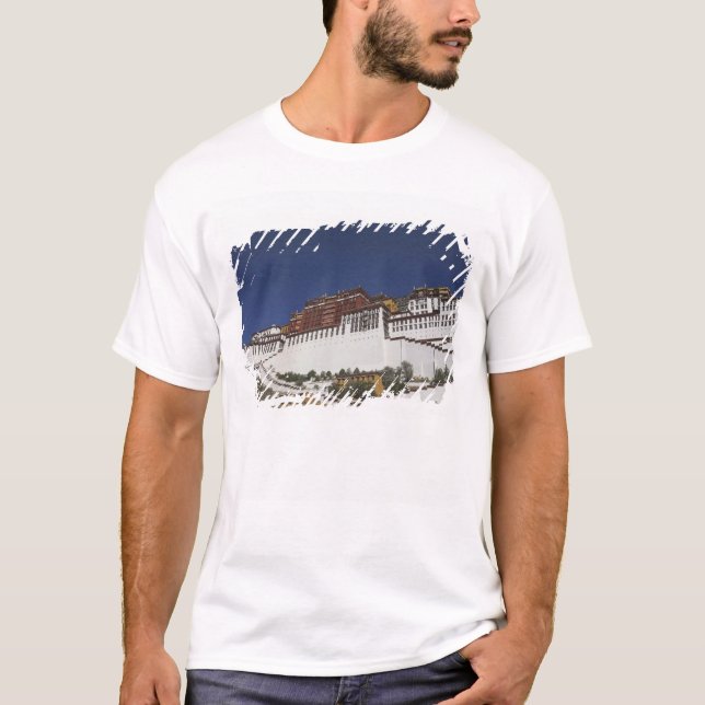 Potal Palace in Lhasa, Tibet. T-Shirt (Vorderseite)