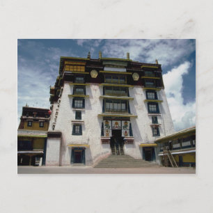 Potala innerstadt, Tibet, China Postkarte