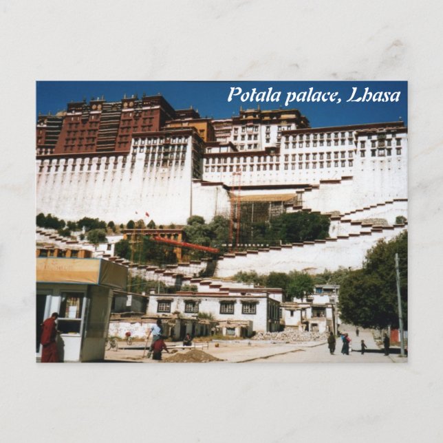 Potala Palace, Lhasa, Postkarte (Vorderseite)
