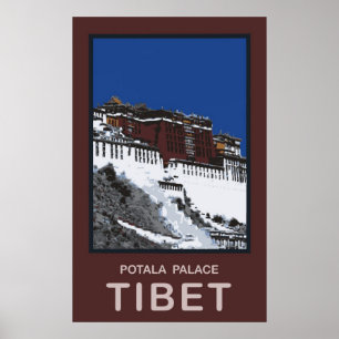 Potala Palace Lhasa Tibet Poster
