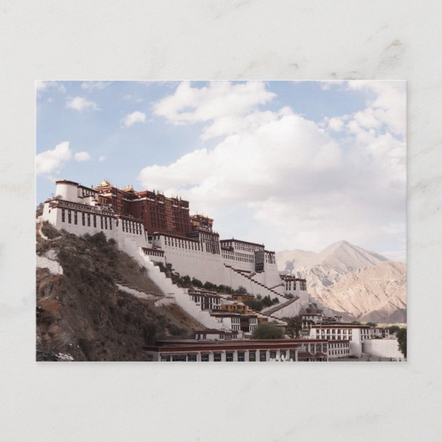 Potala Palace Tibet Postkarte (Vorderseite)