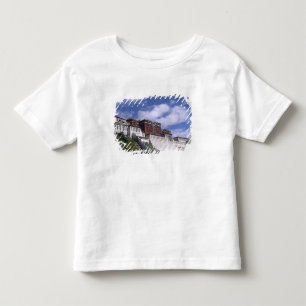 Potala-Palast auf dem Berg, das Zuhause des Dalai Kleinkind T-shirt
