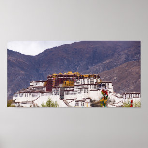 Potala-Palast in Lhasa - Tibet Poster