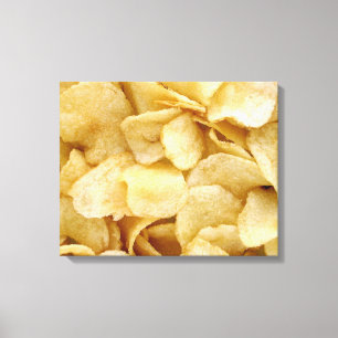 Potato Chip Foto Leinwand