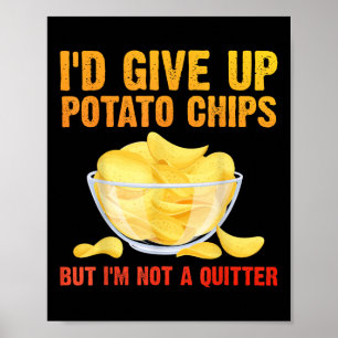 Potato Chips Kunst für Männer Frauen Kinderbeutel  Poster