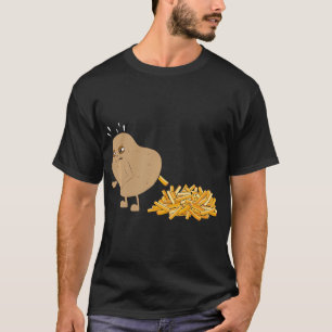 Potato Kackend Fries Funny French Fries Potato Lov T-Shirt