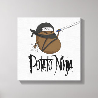 Potato Ninja Leinwanddruck