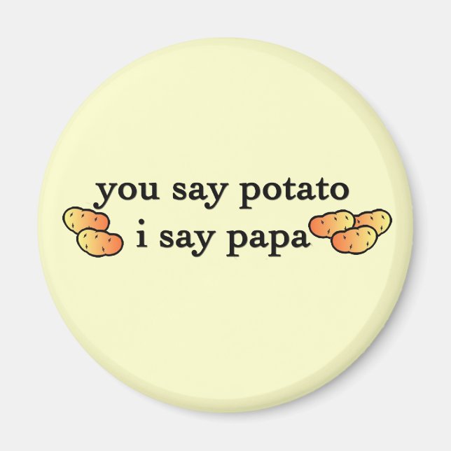 Potato Papa Magnet (Vorne)