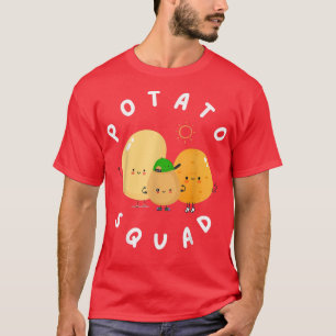 POTATO SQUAD Niedlich Gezüchtete Kartoffel Vegetar T-Shirt